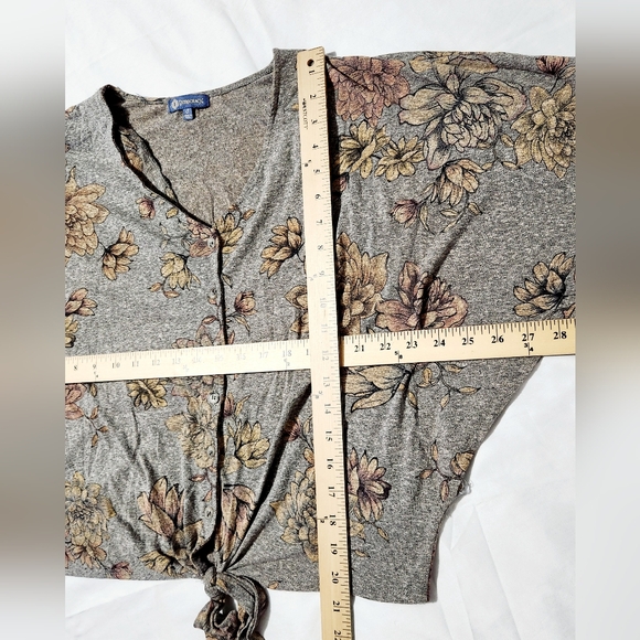 Democracy Bat Wing Crop Top Size S - Picture 7 of 8